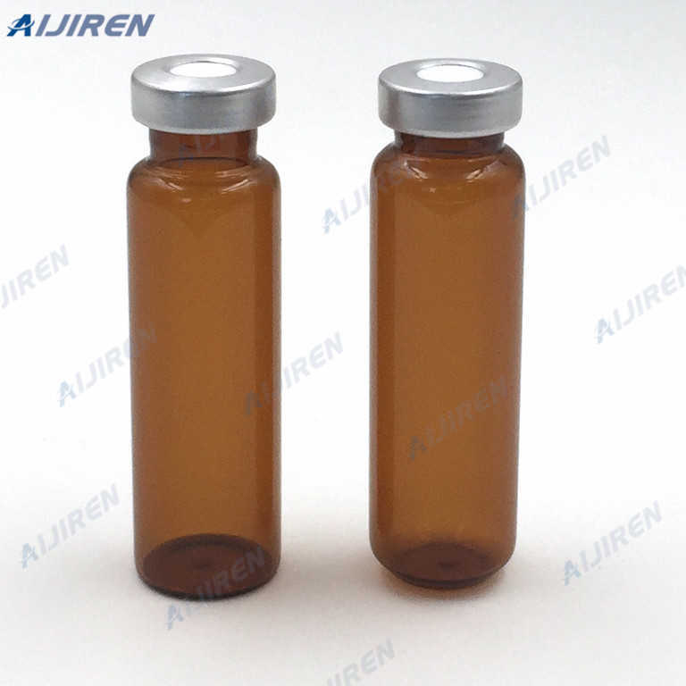 certified al crimp 75 x 22.5mm amber silicone septa hs vials